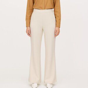 Maliparmi Beige Wide-Leg Trousers | Size IT 44 (US 8–10) | Made in Italy